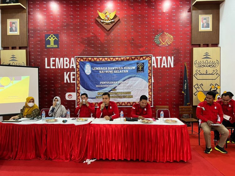 LBH Sabusel & Kemenkumham Lampung Adakan  Sosialisasi Hukum Bagi Warga Binaan Lapas IIA Kalianda