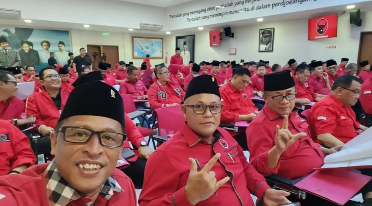 Ketua DPC PDIP Kabupaten Lampung Selatan Menghadiri Konsolidasi Internal Partai di DPP PDI Perjuangan