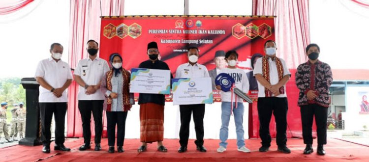 KKP RI Berikan Bantuan 1 Unit Sentra Kuliner   Ikan Senilai Rp. 1,7 Miliar Kepada Pemkab Lampung Selatan, Untuk Tingkatkan Kegiatan Usaha Perikanan