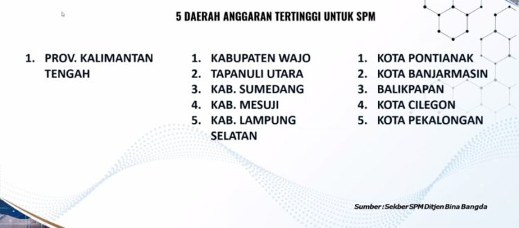 Pemerintah Kabupaten Lampung Selatan Duduki Peringkat 5 Besar Dalam Penerapan Standar Pelayanan Minimum (SPM)