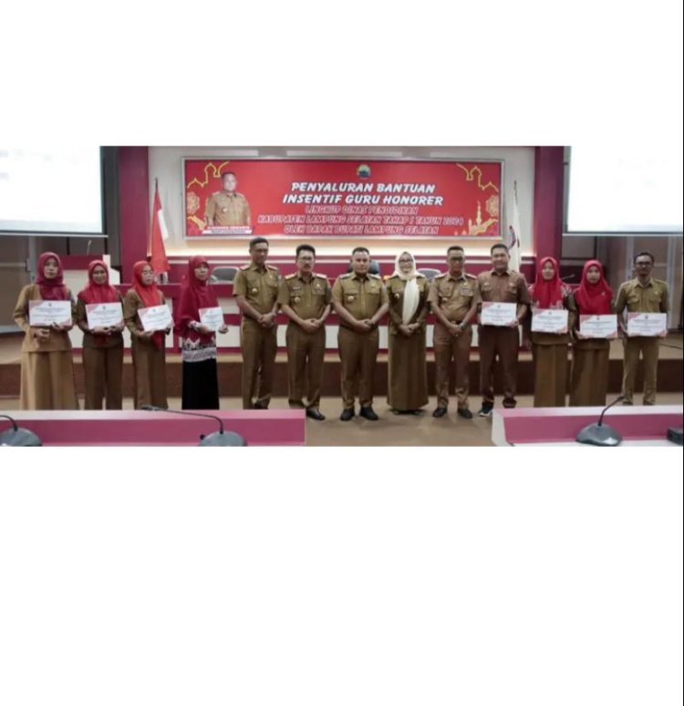 5.097 Guru Honorer di Kabupaten Lampung Selatan Terima Insentif Tahap I